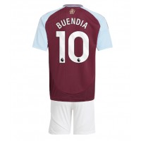 Maglie da calcio Aston Villa Emiliano Buendia #10 Prima Maglia Bambino 2024-25 Manica Corta (+ Pantaloni corti)